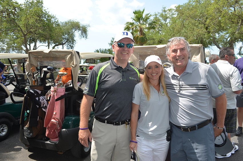Payton Wright Foundation founders Patrick and Holly Wright with Mark Pentecost, It Works! founder and event sponsor