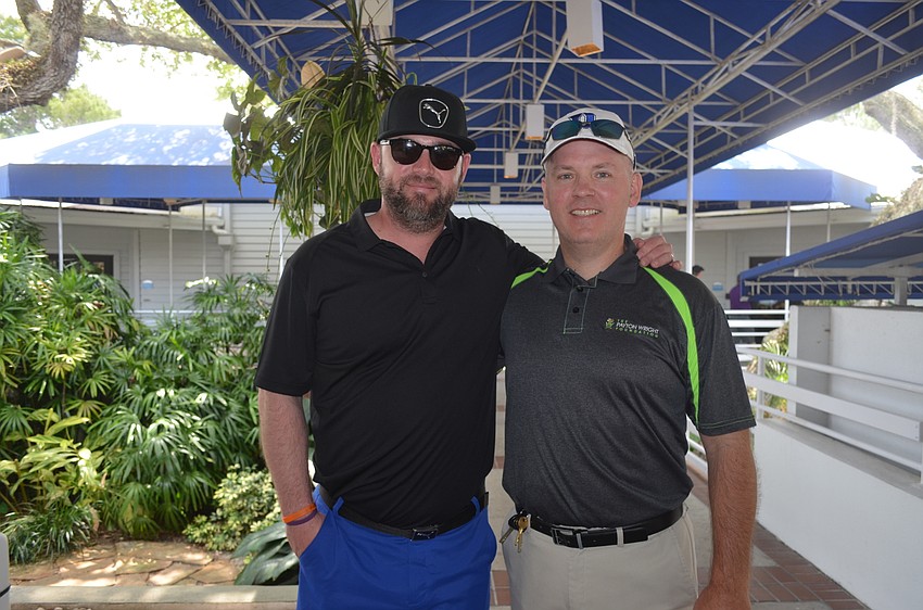 Country artist David Nail with Payton Wright Foundation co-founder Patrick Wright