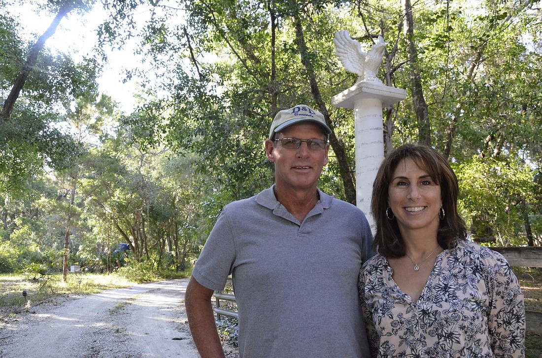 Dale and Lisa Nauman know where the local eagle nests are and help the Audubon Society monitor the population.