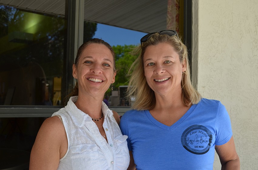 St. Boniface Preschool Director Sarah Schebel and Carol Mahon