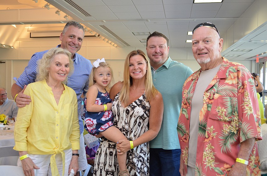 Corey Jordan, Marbel Buckley, Harper and Katie Jordan, Kip Ferris and John Buckley