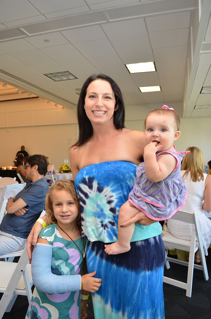 Kyla Weiner with her daughters Amara and Marin
