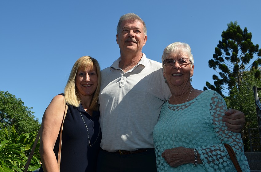 Theresa and Gary Merrick with Katherine Strobbe