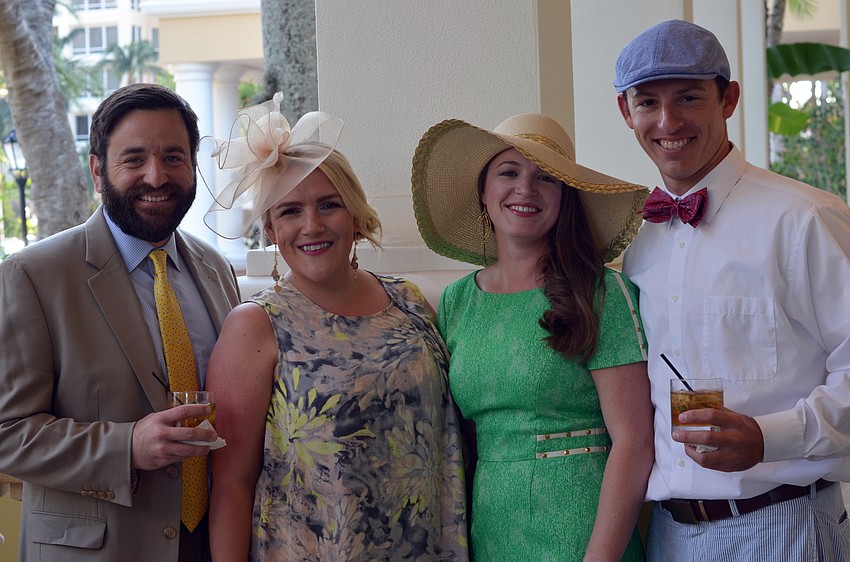 Doug and Erin Christy with Courtney Church and Tyler DelBuono