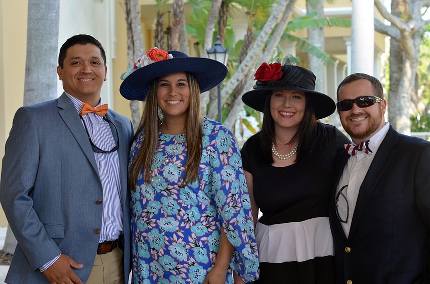 Ruben and Jamie Rivas with Ashleigh and Kyle Cobb
