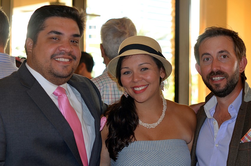 Charles Wood, Stephanie Costa and James Savalli