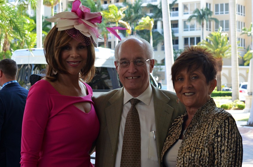 Debbie Dannheisser with Dannis Hassell and Cookie Boudreaux