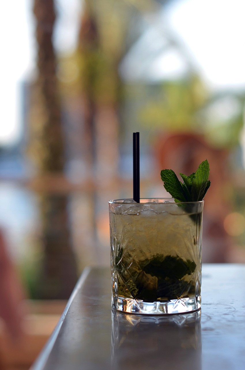 Guests enjoyed mint juleps, the traditional beverage of Churchill downs, at Going for the Gold.