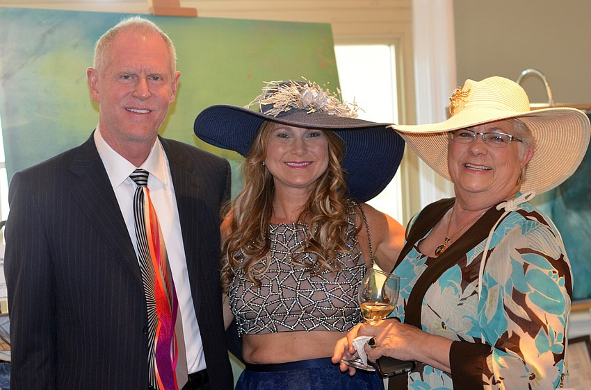 Dr. Ken Pfahler, Christiana Casanova and Judy Fiala