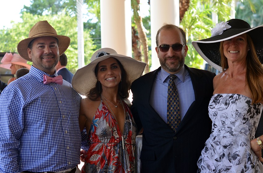 Glenn and Penelope Souza with Peter and Suzanne Douglas