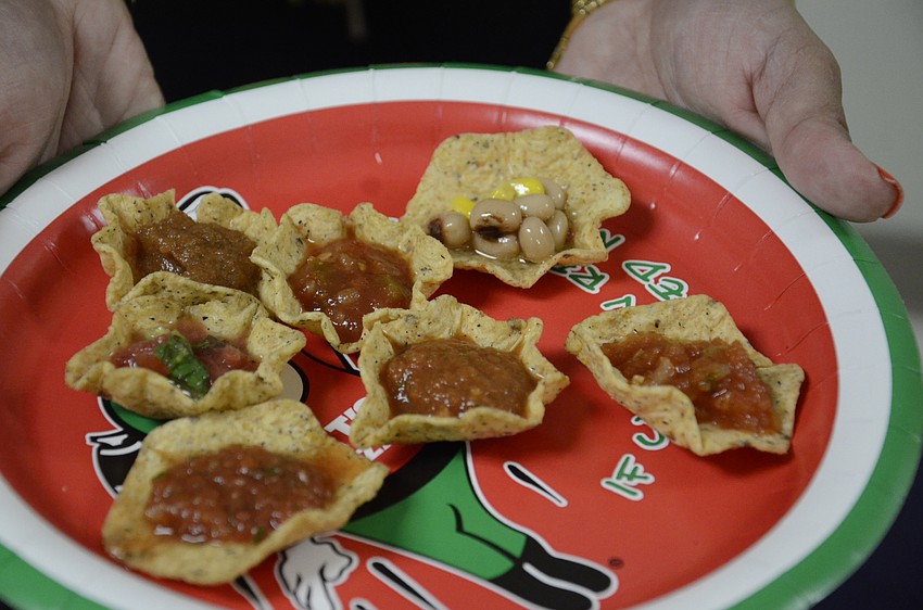 Seven contestants entered the contest. Each salsa was different.