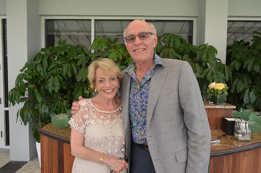 Marty Rappaport, chairman of the St. Armands Business Improvement District, right, with wife, Iris