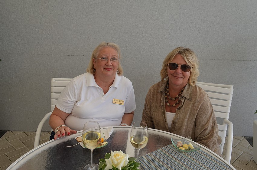 Debra Clark Maradiaga, of Sarasota Magazine, and Joan Morgan, of Dream Weaver