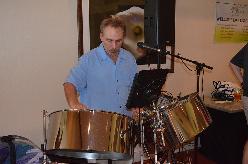 Steel drummer Rick Andre