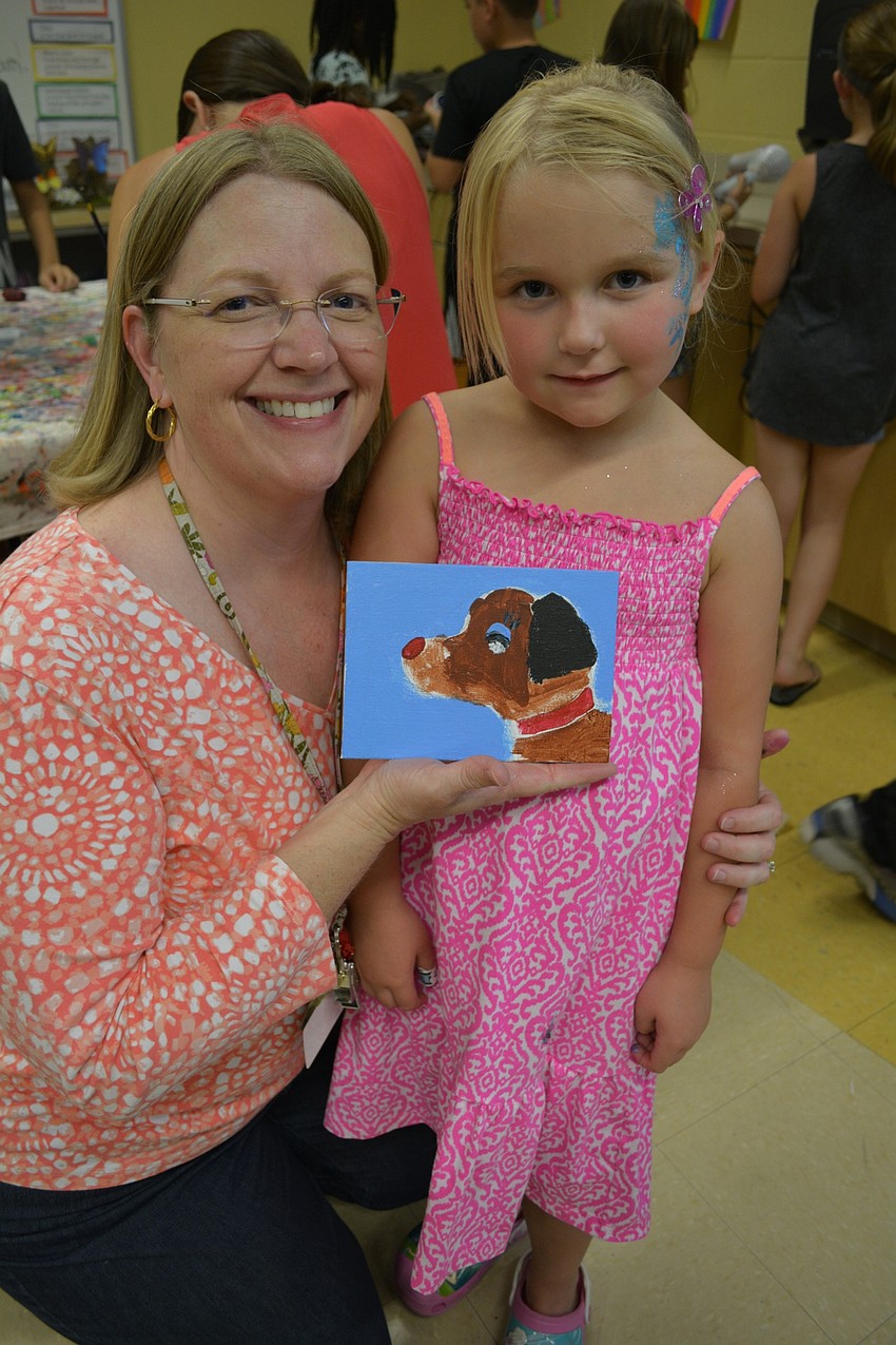 Molly Overby is proud of her daughter, Sarah's, creation.