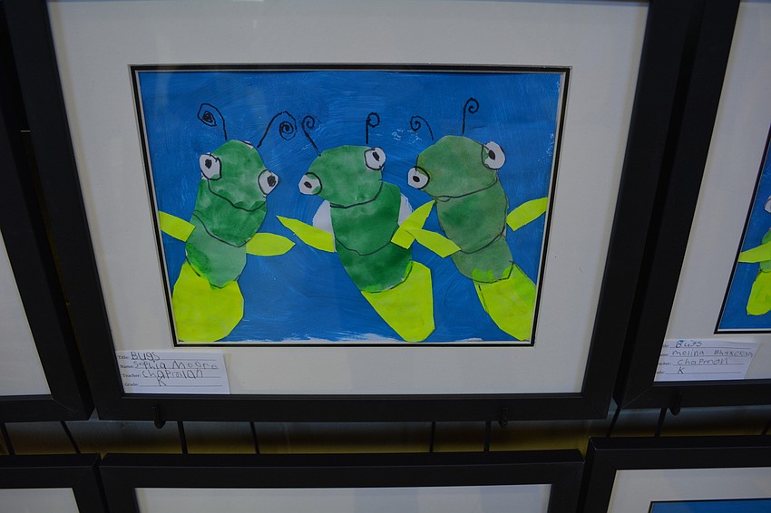 Kindergartener Sophia Moore created this bug masterpiece.