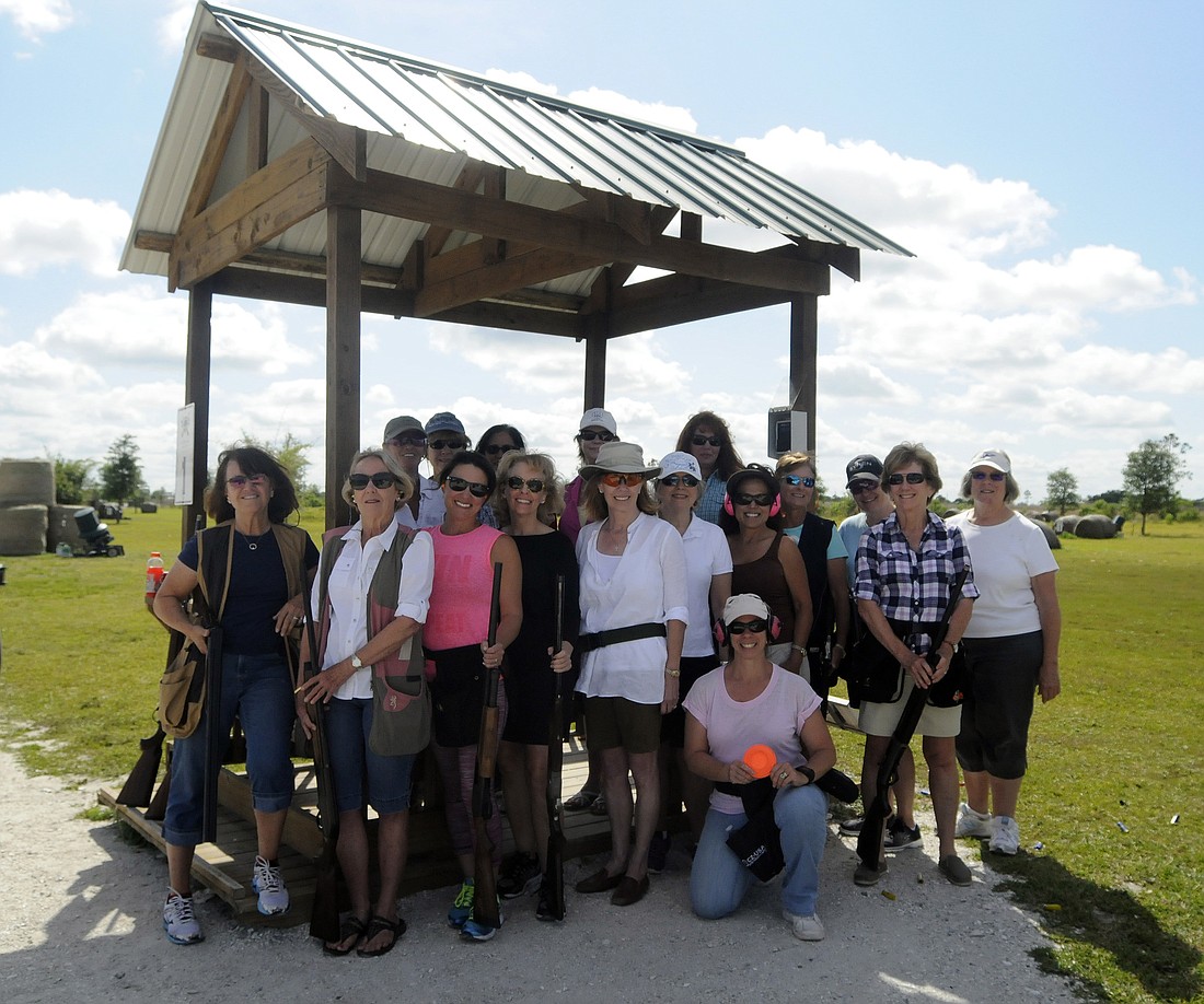 Since forming in February, the Sure Shot Annie's women's sporting clays shooting group has grown to roughly 40 members.