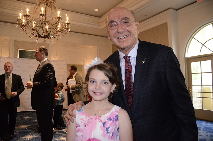 Marissa Peddie and Dick Vitale