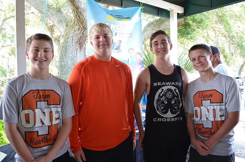 Will Morton, Zachery Gocher, Michael Thayer and Collin Mahar