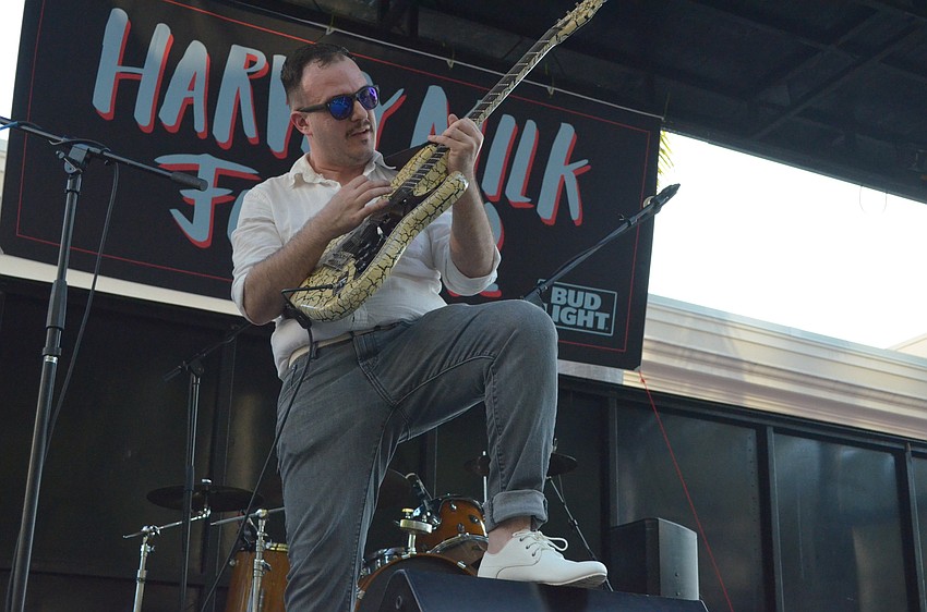 Millionyoung performs at the Harvey Milk Festival