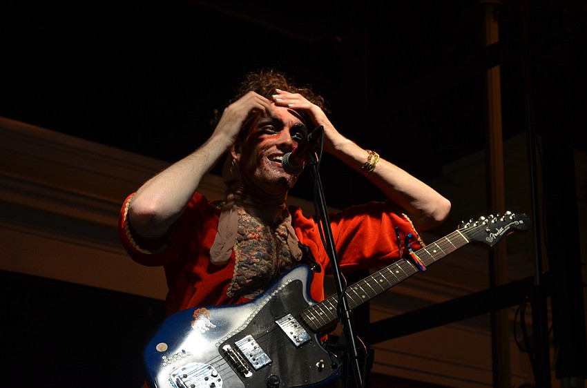 PWR BTTM performs at the Harvey Milk Festival.