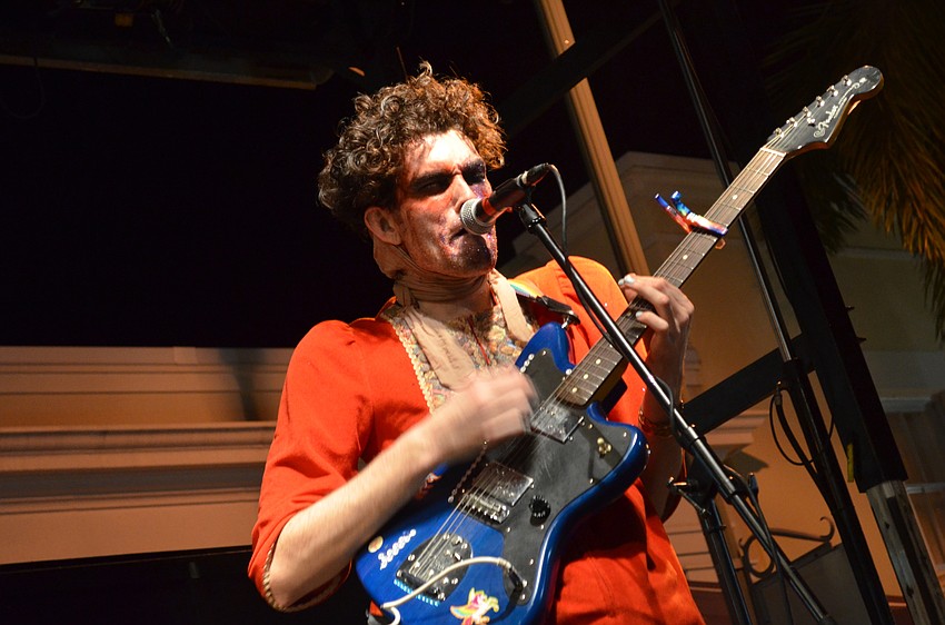 PWR BTTM performs at the Harvey Milk Festival.