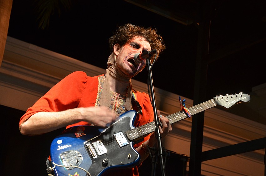 PWR BTTM performs at the Harvey Milk Festival.