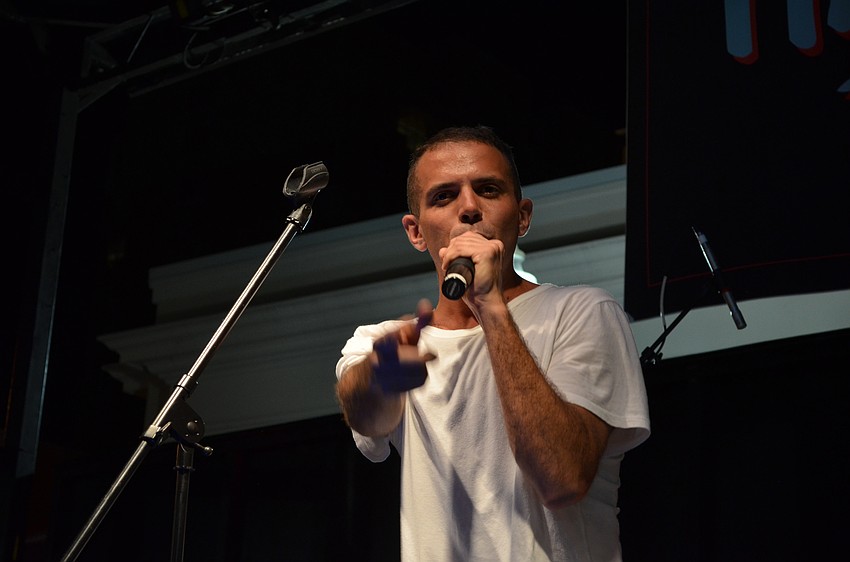 Avan Lava performs at the Harvey Milk Festival.