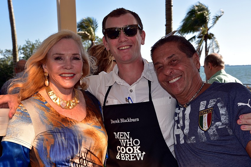 Margaret Wise, Chef Derek Blackburn and Raul Molina