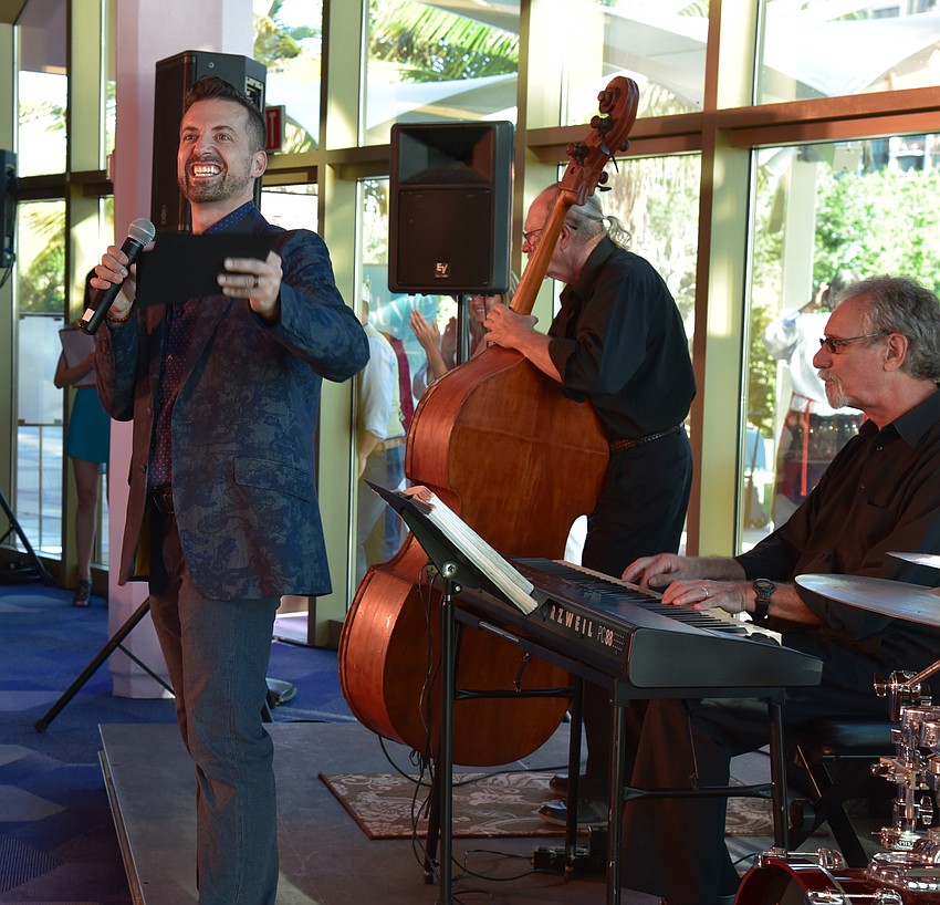 Joey Panek emceed the evening.