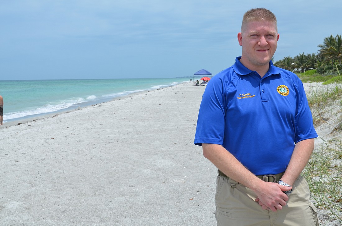 Code Enforcement Officer Chris Elbon spearheaded the town's efforts to strengthen its sea turtle ordinance.