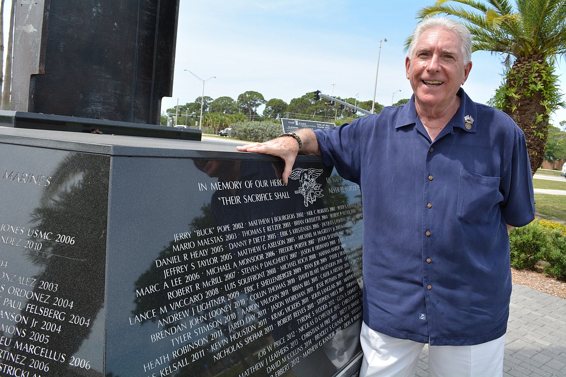 Gene Sweeney had a steel beam from the World Trade Center secured for a memorial in Venice, where terrorists in the Sept. 11, 2001 attacks trained.