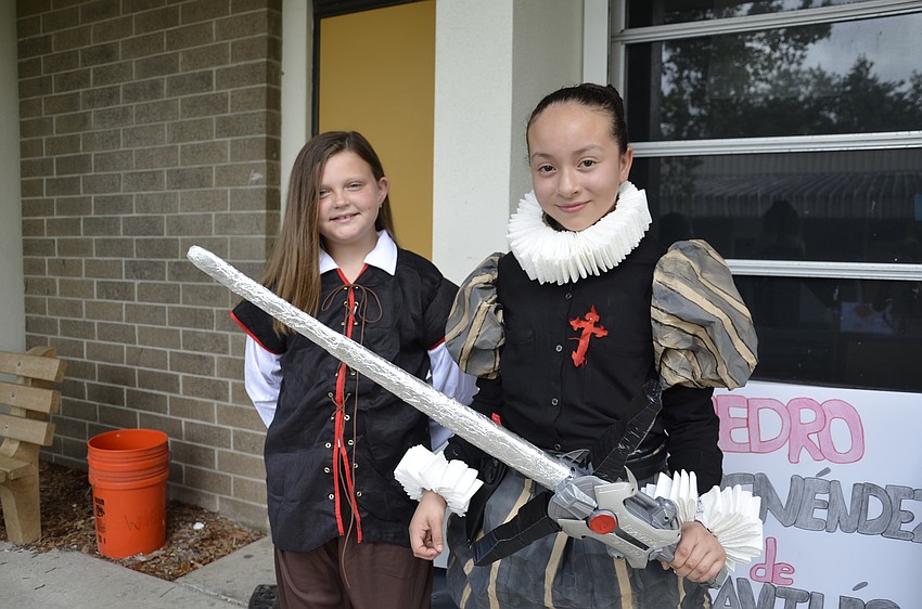Olivia Christman plays Anne Bonny and Kimberly Lopez plays Pedro Menendez