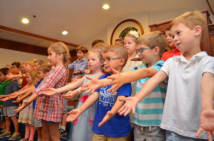 Graduates performed songs including 