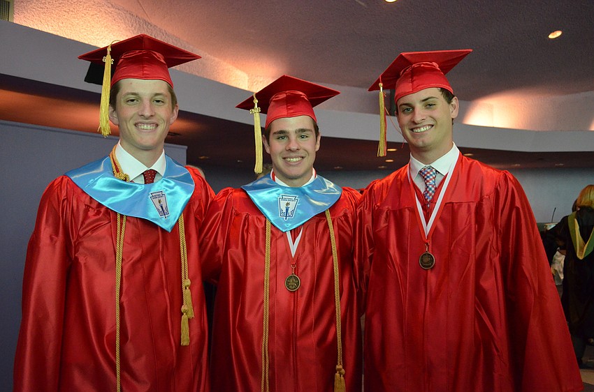 Nate Bauer, Michael Varone and Sean McNelis