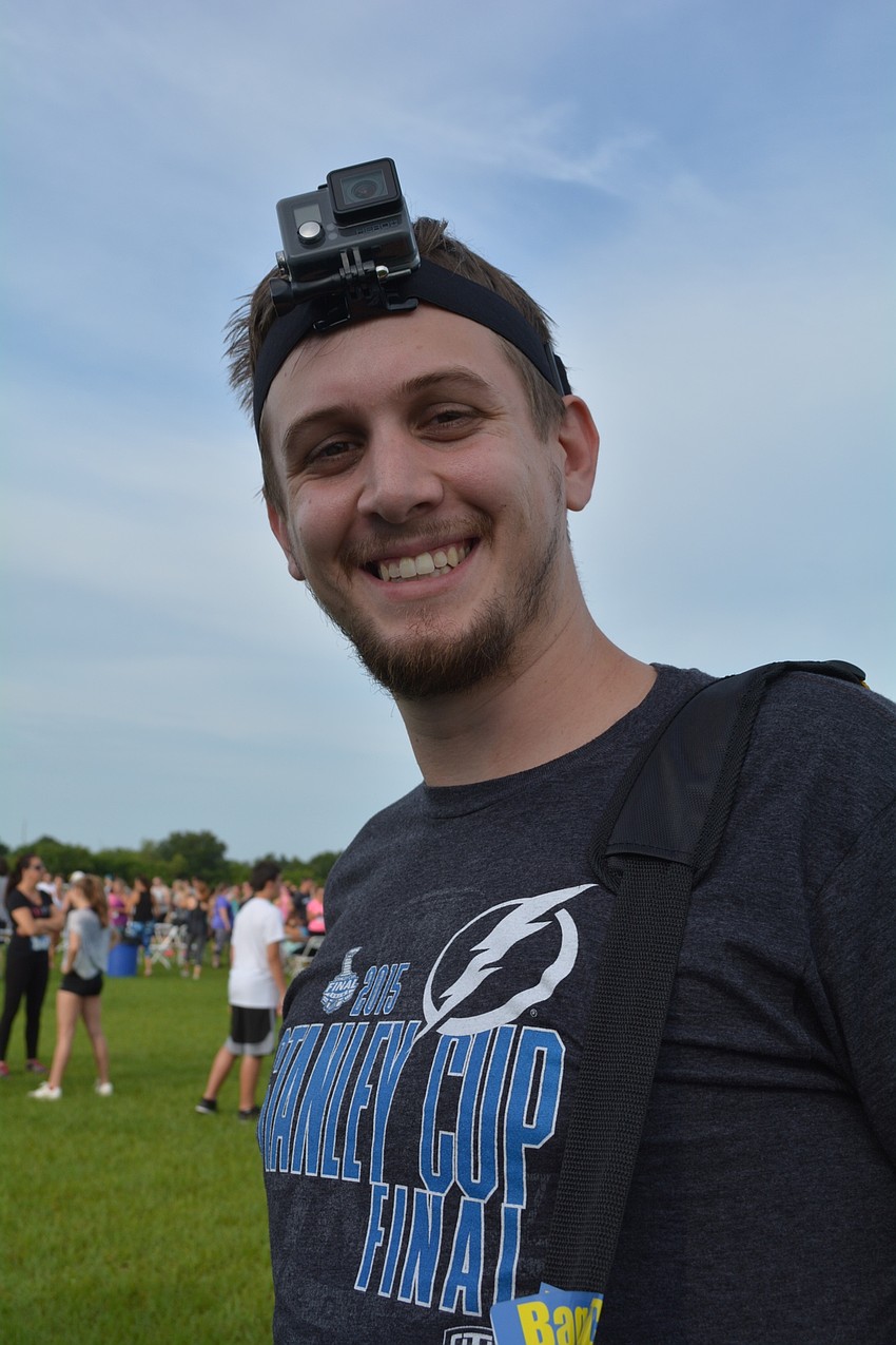 Ranch Lake Apartments resident Barry Ripley recorded his run with a GoPro.