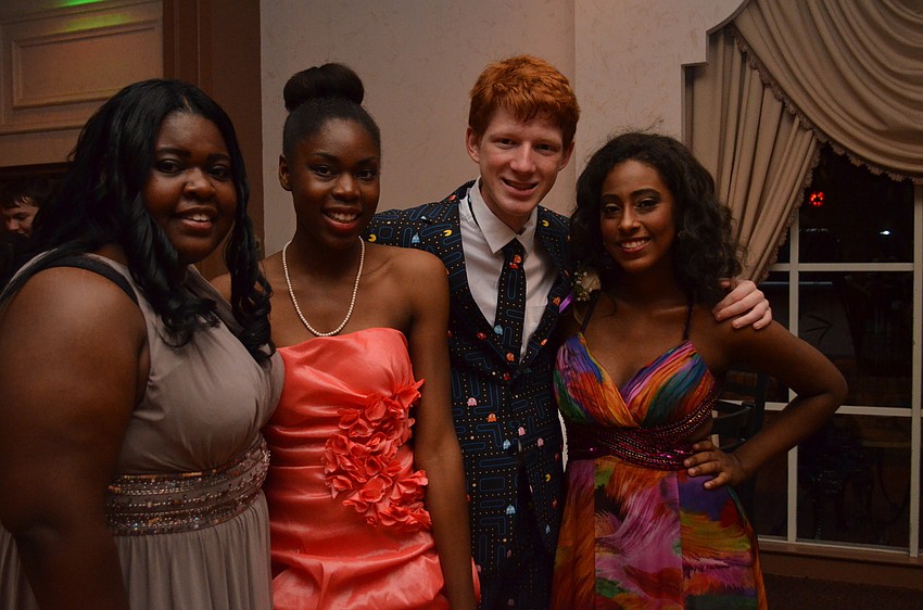 Latora Thomas, Takia Turner, Zack Lutz and Ryasia Hennessey