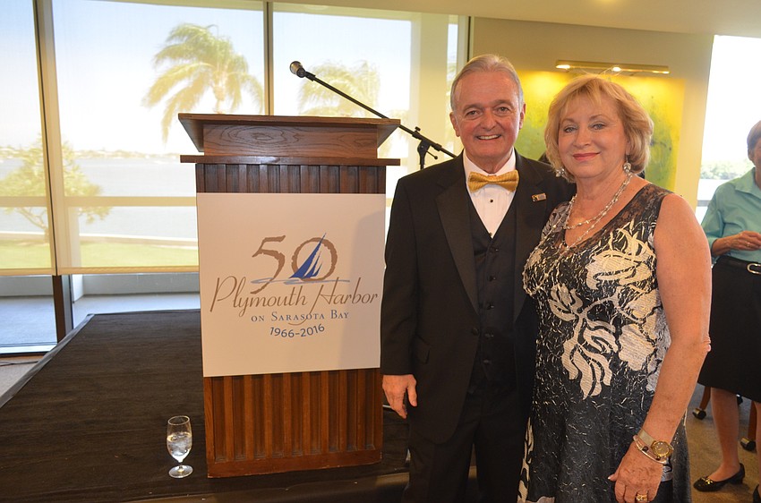 President and CEO Harry Hobson with wife, Nancy