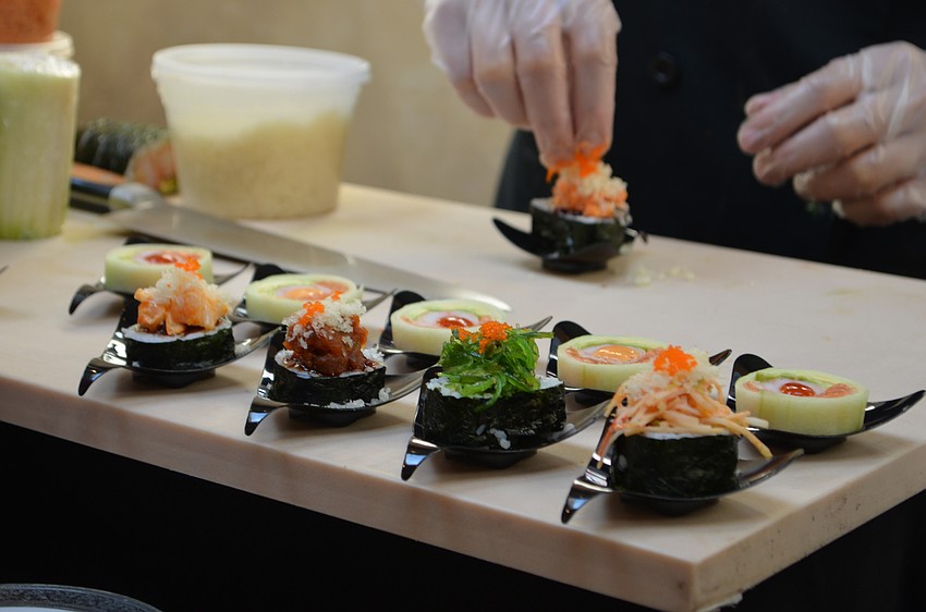 Tsunami Sushi and Hibachi offered a variety of dishes.