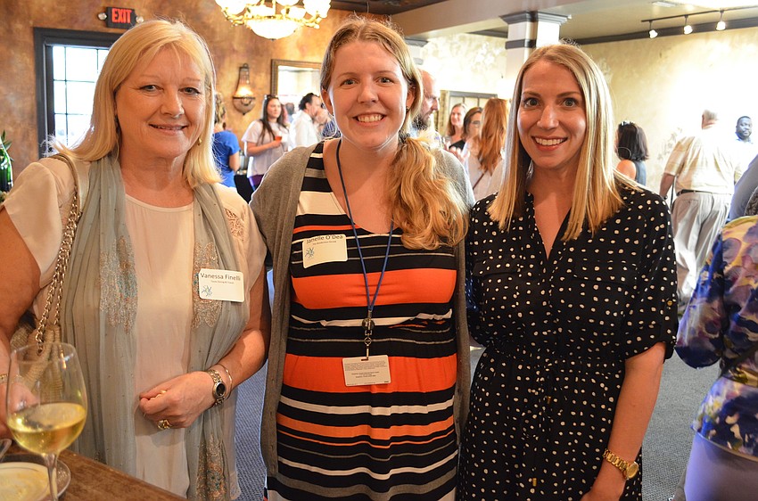 Vanessa Finelli, Janelle O'Dea and Shelby Connett