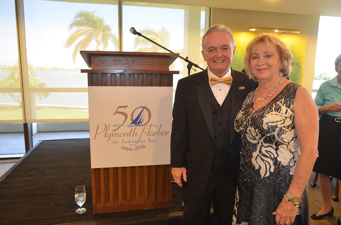 Plymouth Harbor President and CEO Harry Hobson with wife, Nancy
