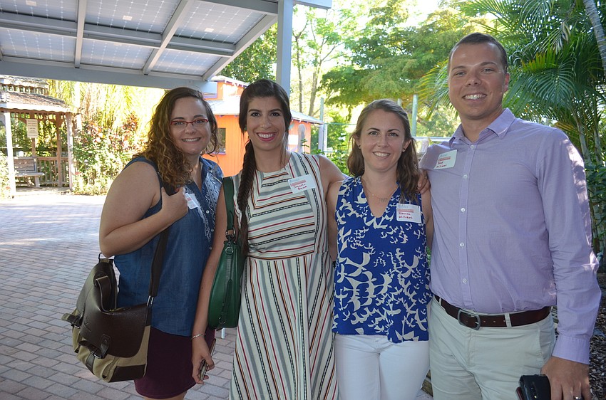 Kristen Zaborski, Samantha Bennett and Rebecca and Brad Williams