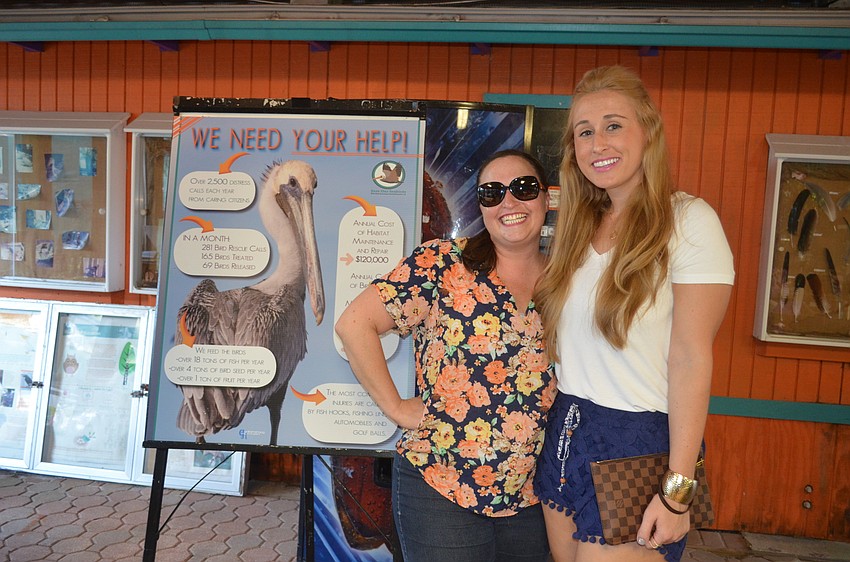 Rachel Denton, communications manager of the Arts and Culture Alliance of Sarasota County, and Whitney Knepp