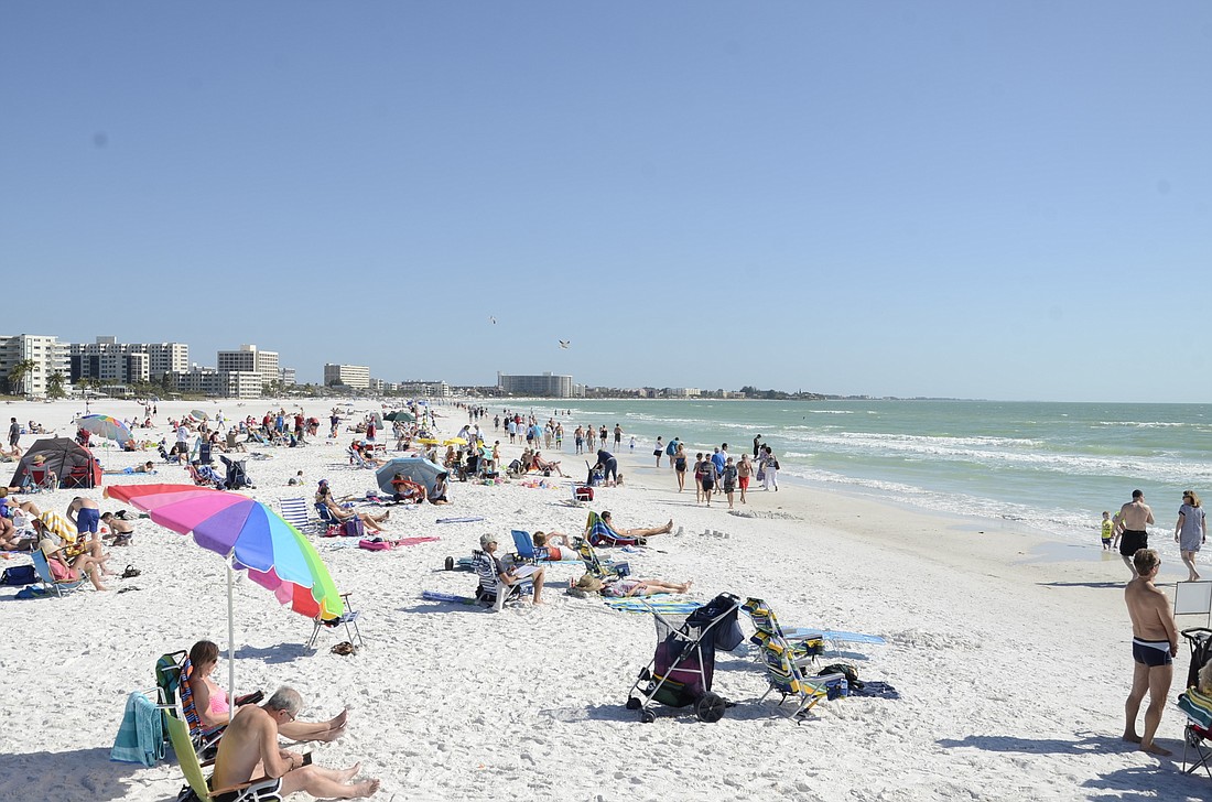 File photo. Dr. Beach or Stephen P. Leatherman, a coastal geologist, announced his list of top 10 beaches in the nation with Siesta Key at No.2.