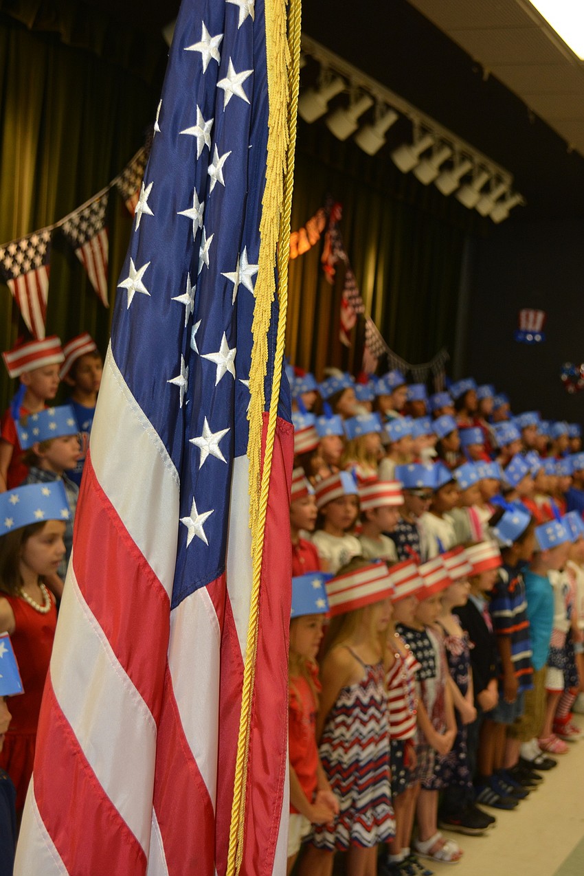 Old Glory was a prominent figure during Witt's Memorial Day Weekend Celebration.