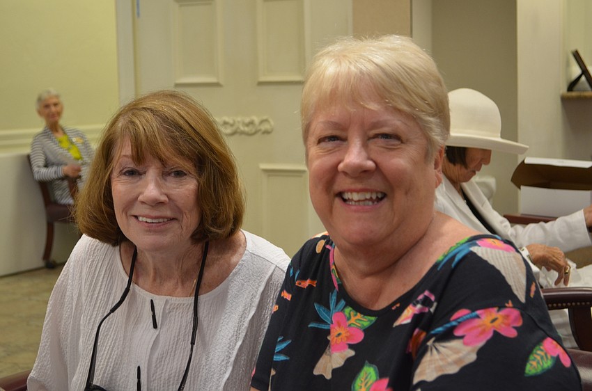 Eileen Devine and Vicki Derosset