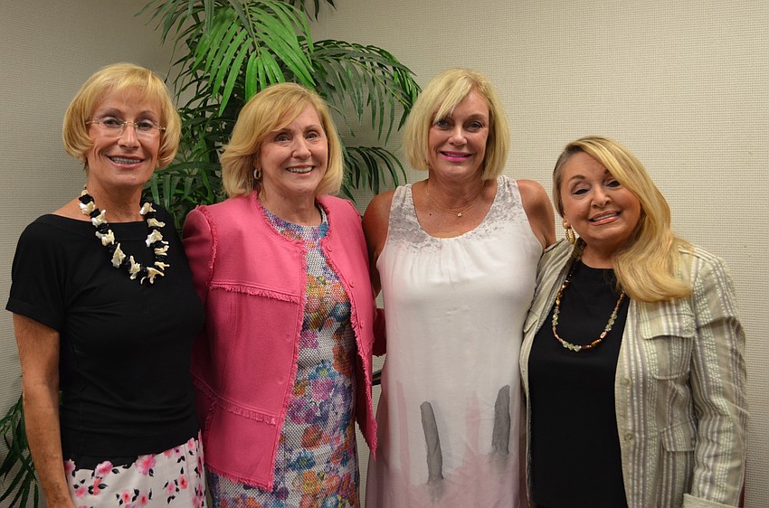 Salon Co-Chair Joan Campo, Salon Series sponsor Judith Schwartzbaum, Salon Co-Chair Chris Sancin and Board President Ida Zito