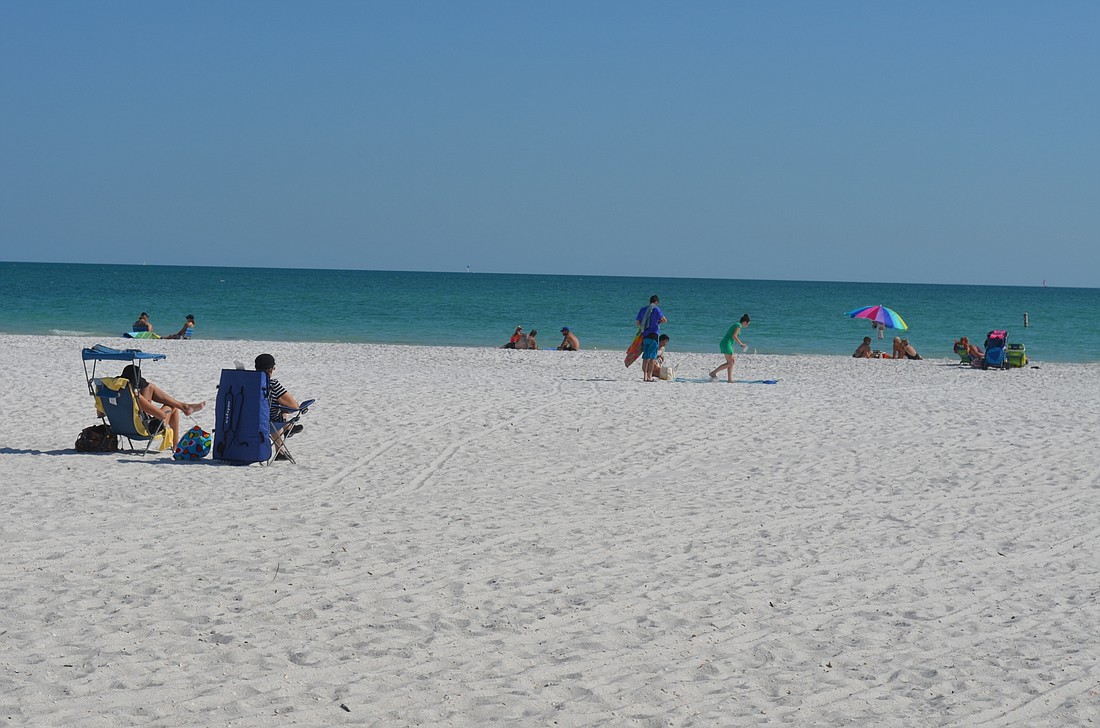 Despite the lower number of tourists in the summer, Lido Beach is still heavily trafficked with local residents and those visiting from other parts of Florida.