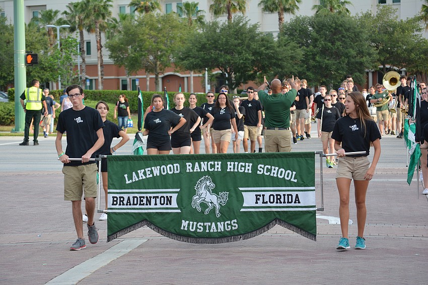 The Mustang Marching Band again was the highlight of the parade.