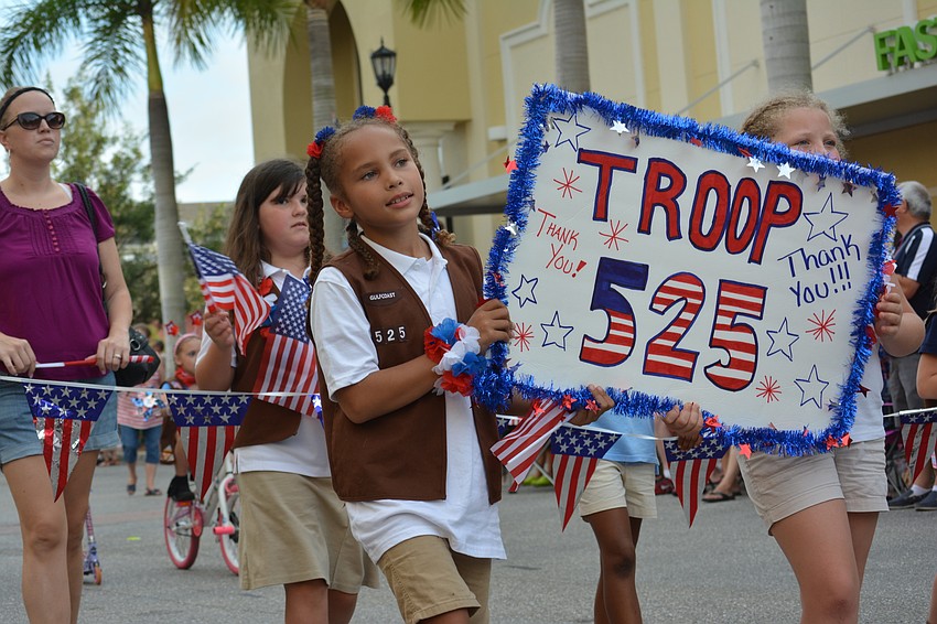 Girl Scout Troop 525 was in the house.